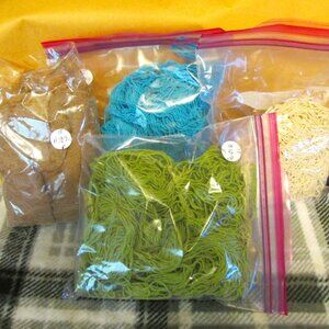 H107-New Green/Teal/Ivory or Brown Netting 4'x12'